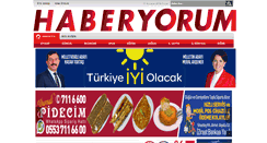 Desktop Screenshot of haberyorumgazetesi.com