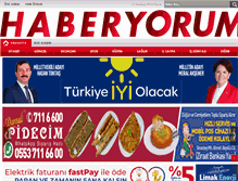 Tablet Screenshot of haberyorumgazetesi.com